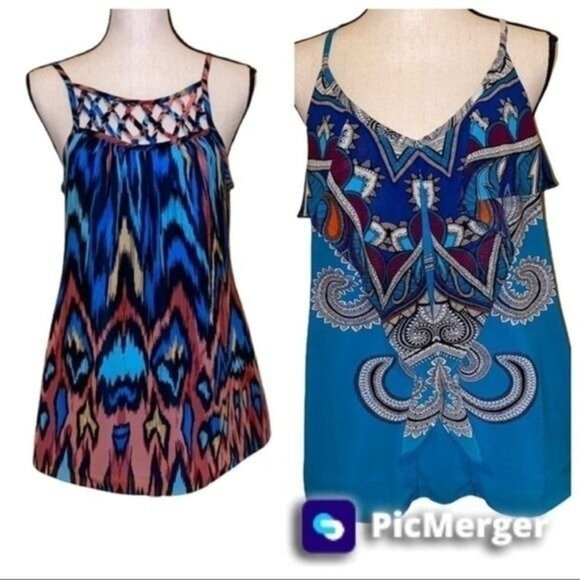 Nicole Miller Tank Top Set Womens Size Medium (2-Pack) - Picture 1 of 16